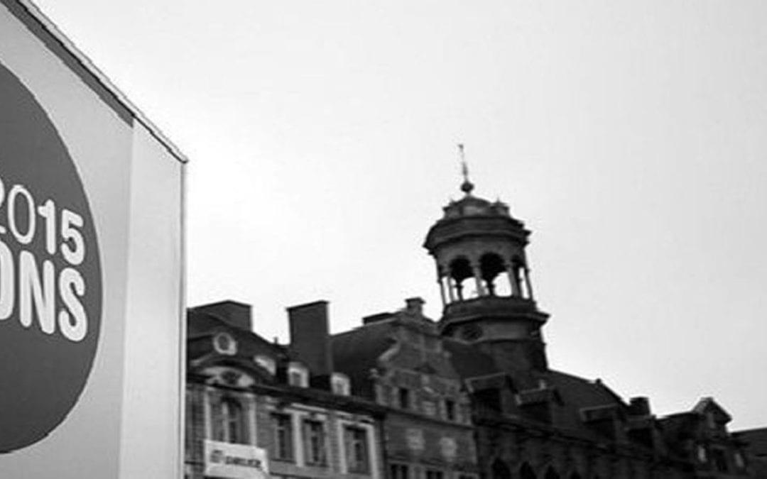 Belgische politie in Mons (Bergen)